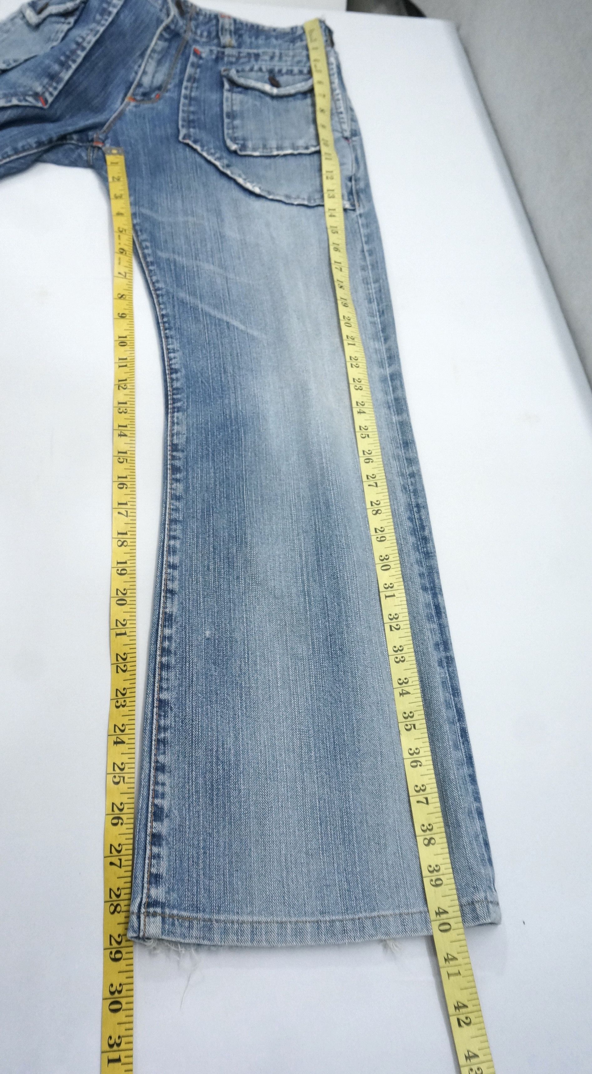 🔥🔥 EDWIN Vintage Flared Bush Blue Jeans - 13