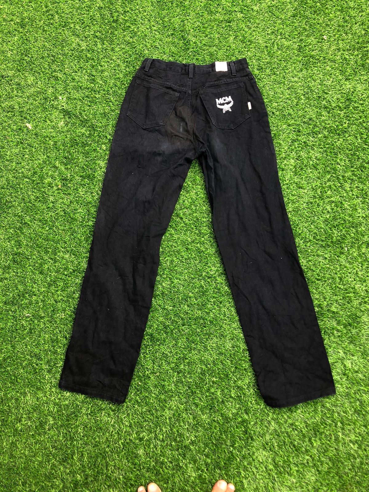 Vintage MCM Blue Black Denim Jeans - 4