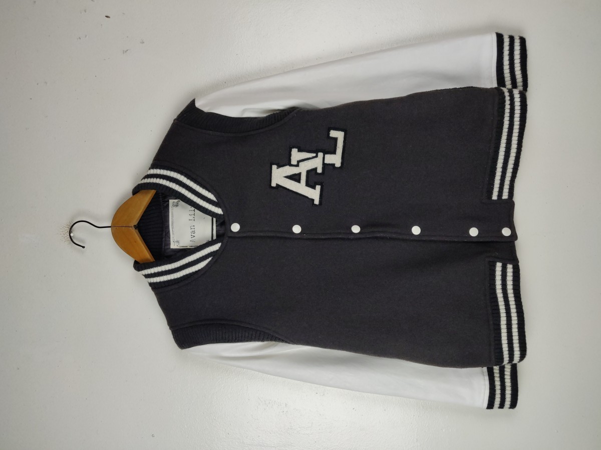 Japanese Brand - Avan Lily Japan Plain Jacket Tops Streetwear - 2