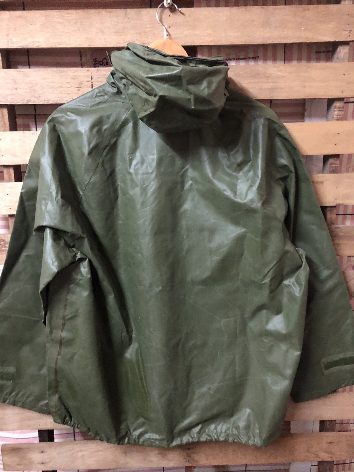 Usmc - Vintage Parka Wet Weather Army Issue Waterproof Jacket - 2
