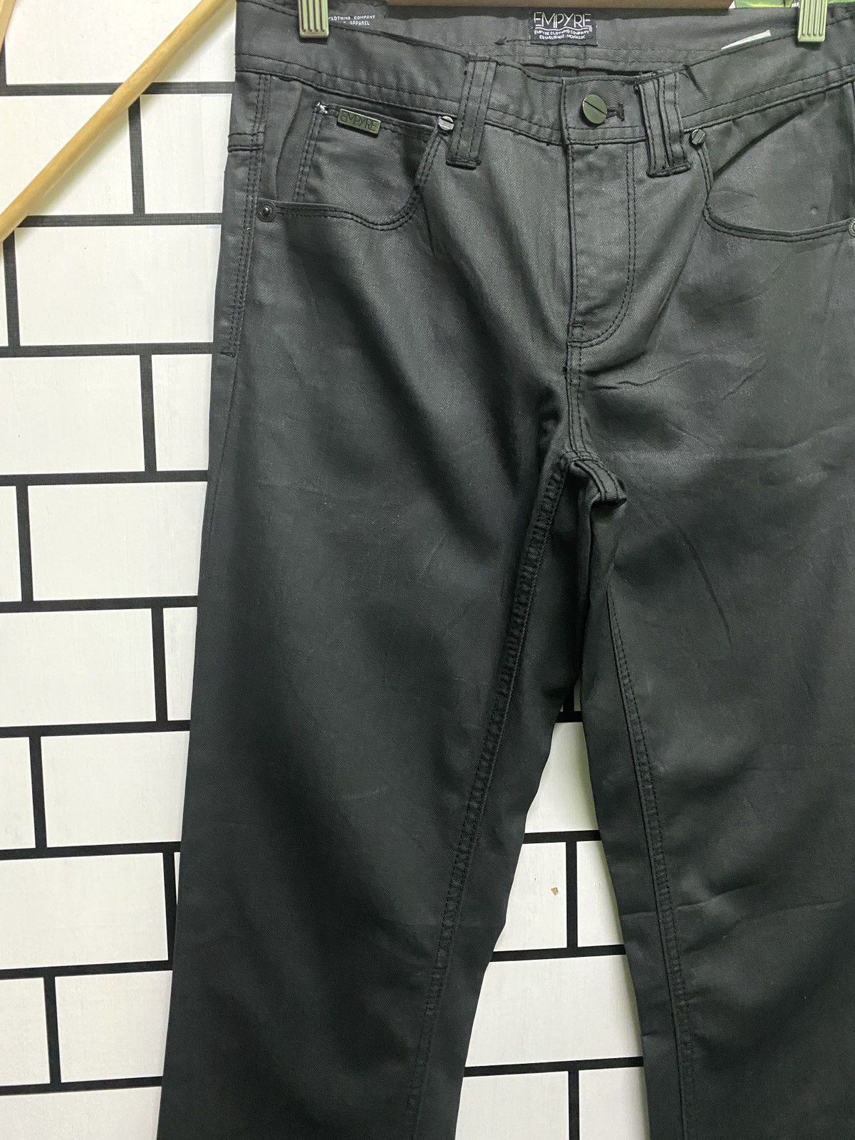 EMPYRE Black Waxed Pants - 6