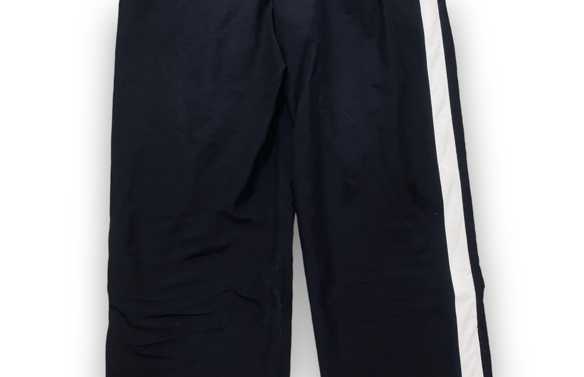 Nike Track Pants Y2K Black Side Stripe Men's L - 12
