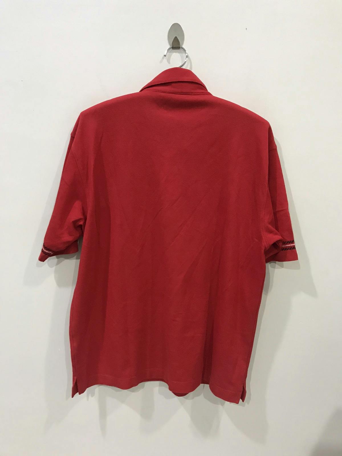 KENZO Japanese Designer Red Polo Shirt - 9