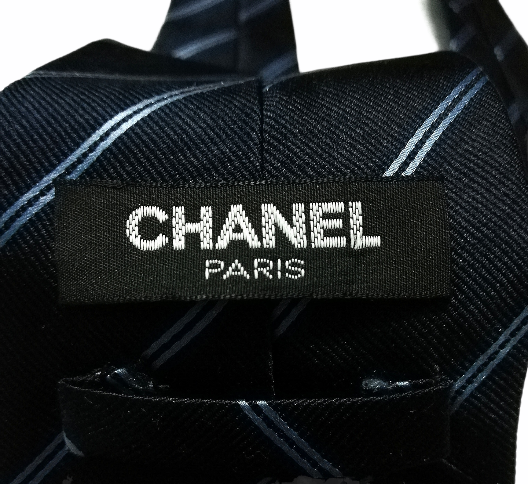 Chanel Paris Luxury Silk Necktie Men's Luxury Fashion - 5