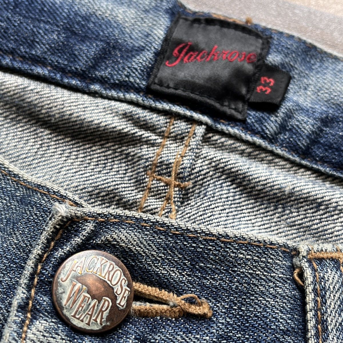 Ripped Style Jack Rose Distressed Denim Vintage - 6