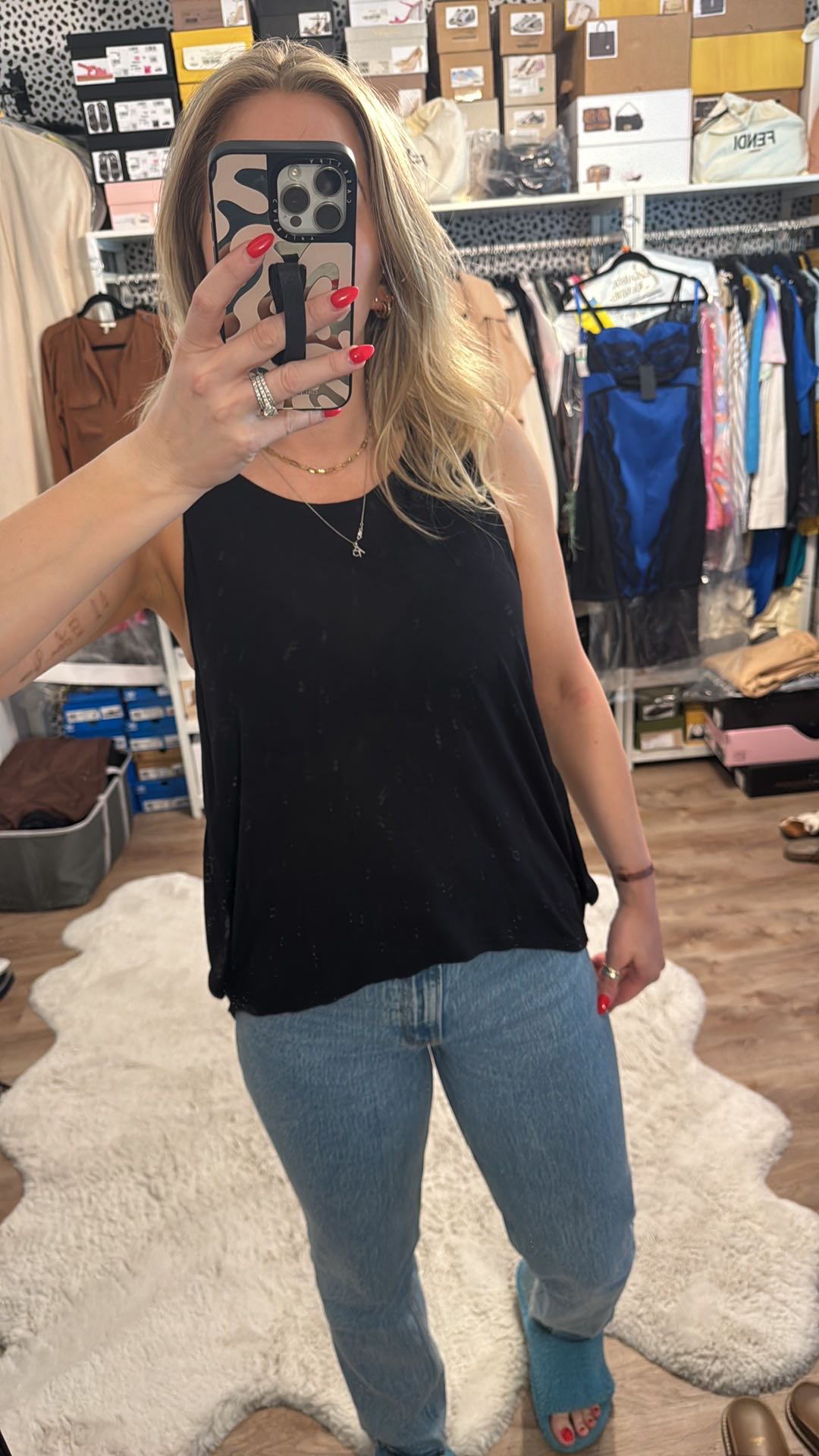 Forever 21 Sheer Drapey Crossover Back Tank - 8