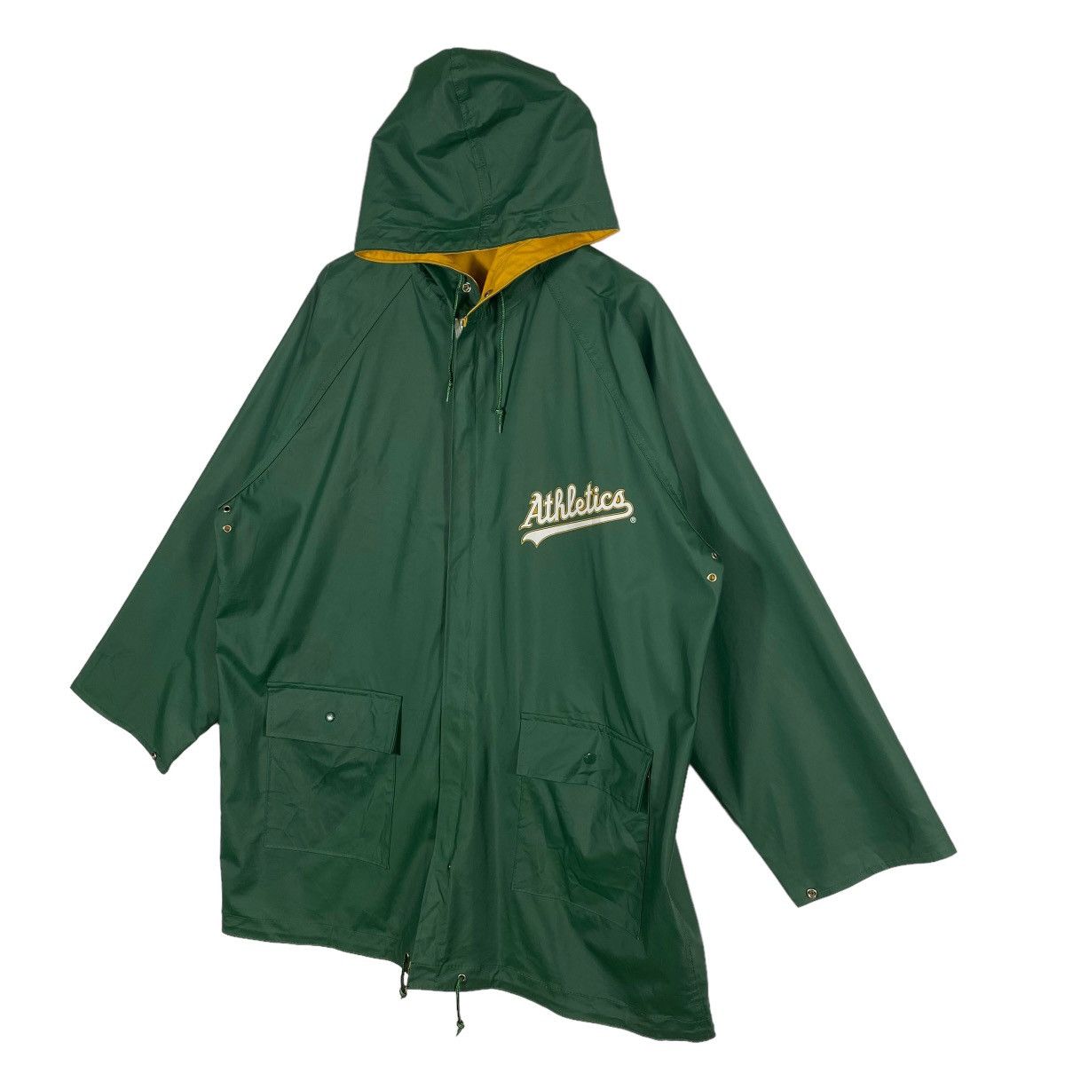 Vintage Oakland Athletics Rain Venus Reversible Jacket - 3