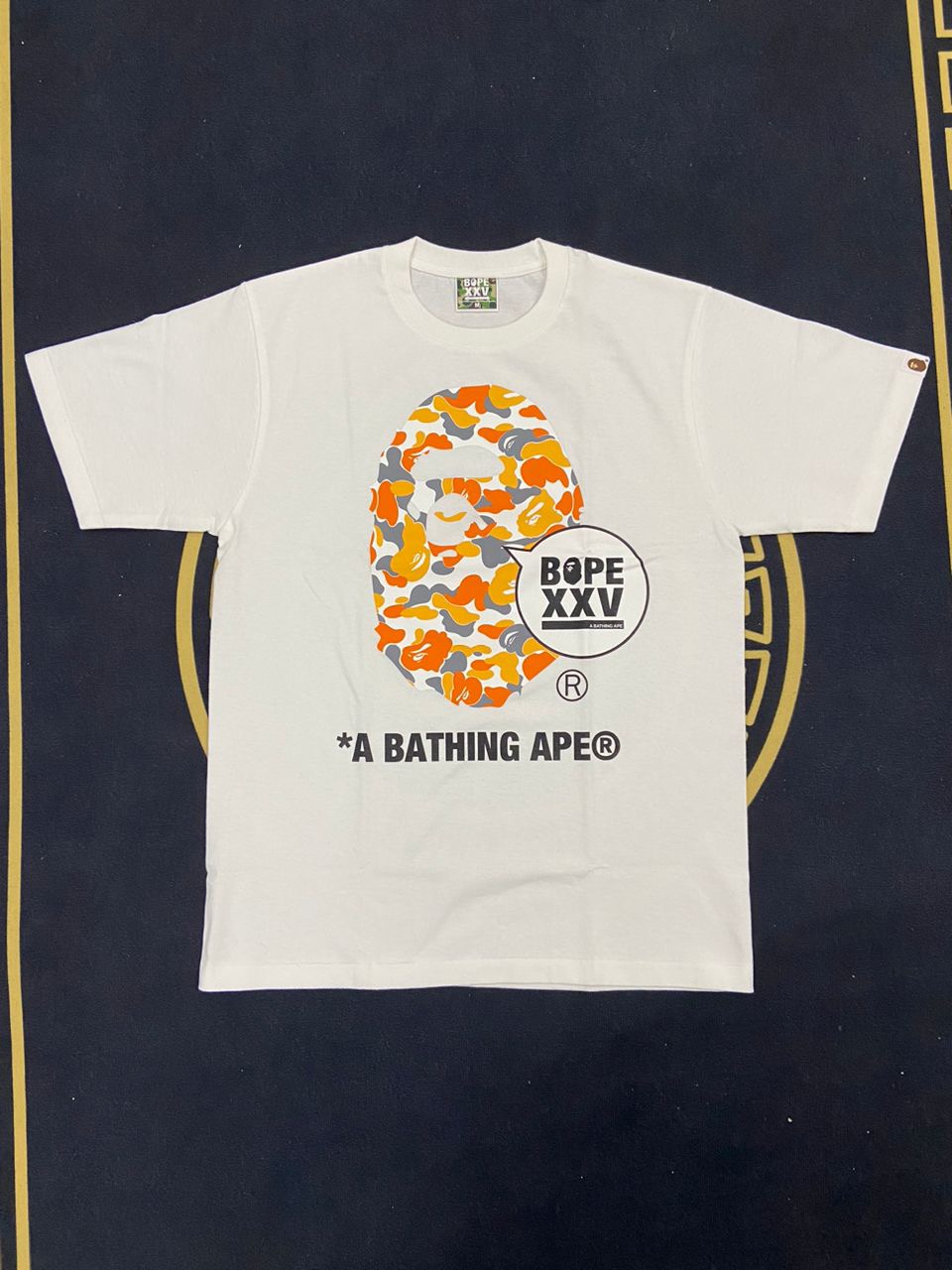 BAPE Bape.Com XXV Ape Head Tee White