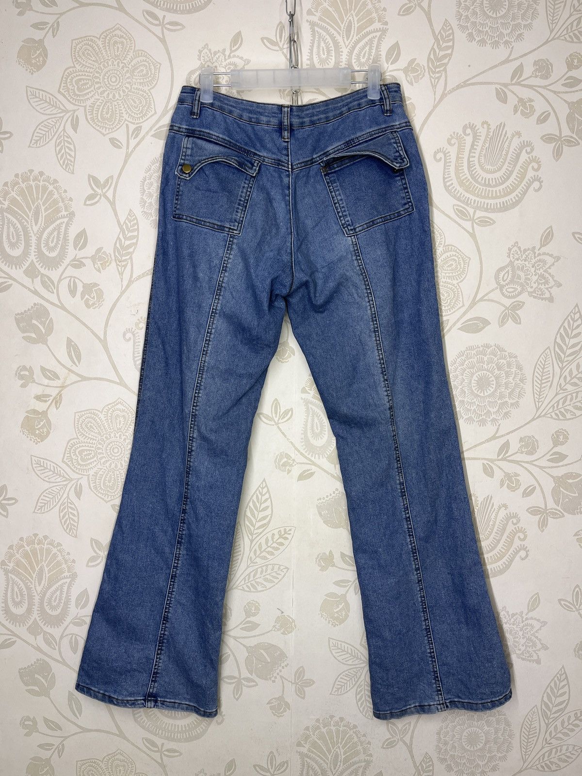 Flared Boot Cut Denim Jeans Japanese Brand - 2