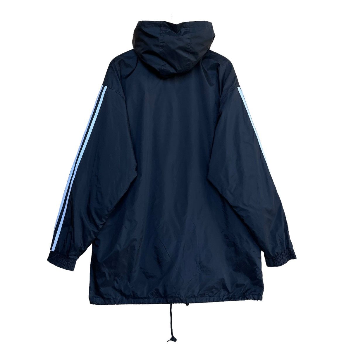 Adidas coach long coat small logo jacket - 8