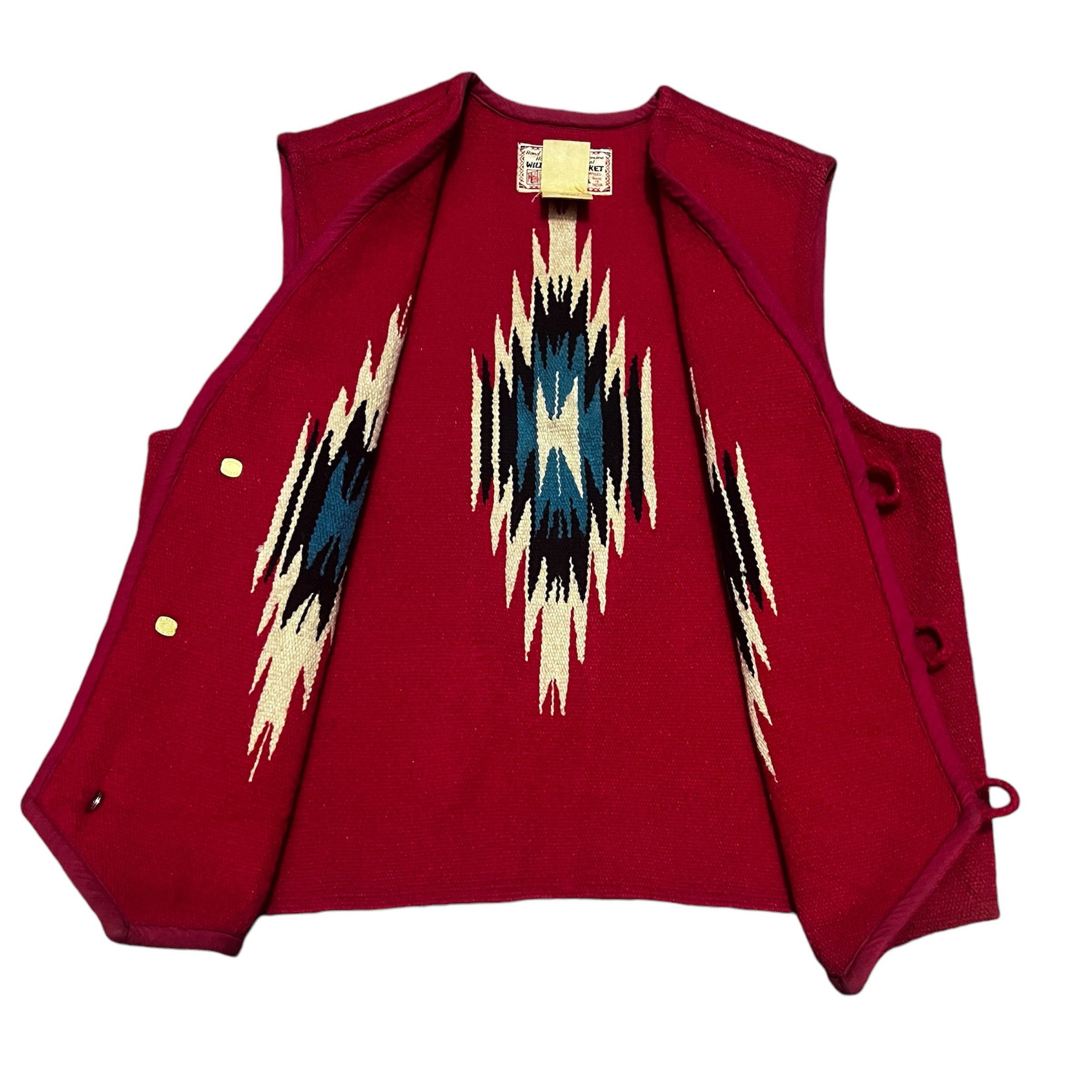 STYLE EYES CHIMAYO NAVAJO VEST BY TOYO ENTERPRISE RARE - 5