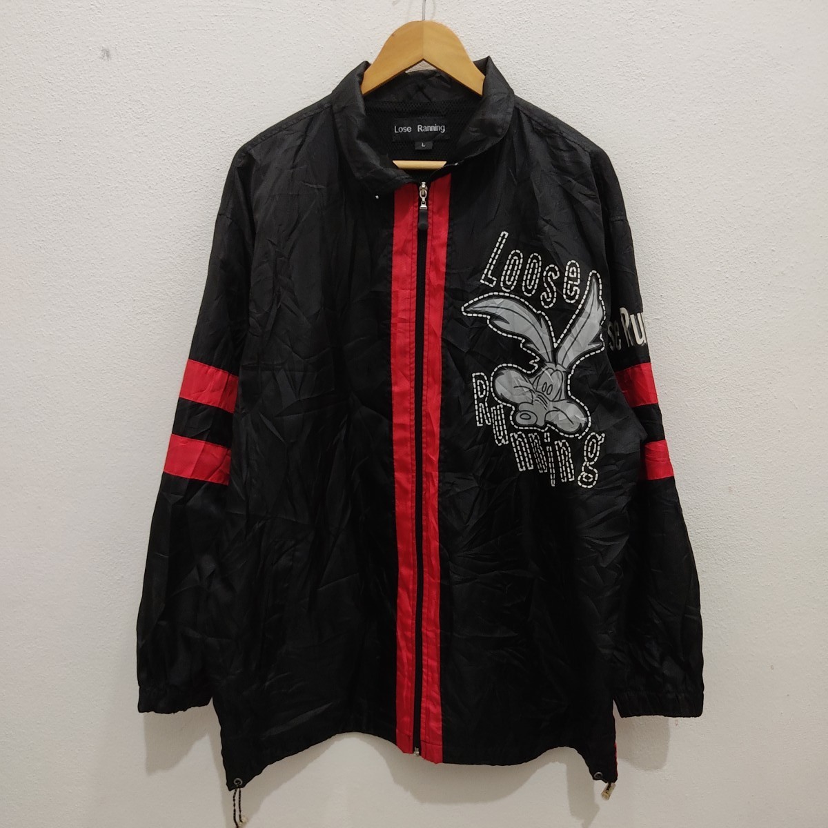 American Vintage - Vintage Loose Running Coyote Big Logo Cartoon Jacket - 1