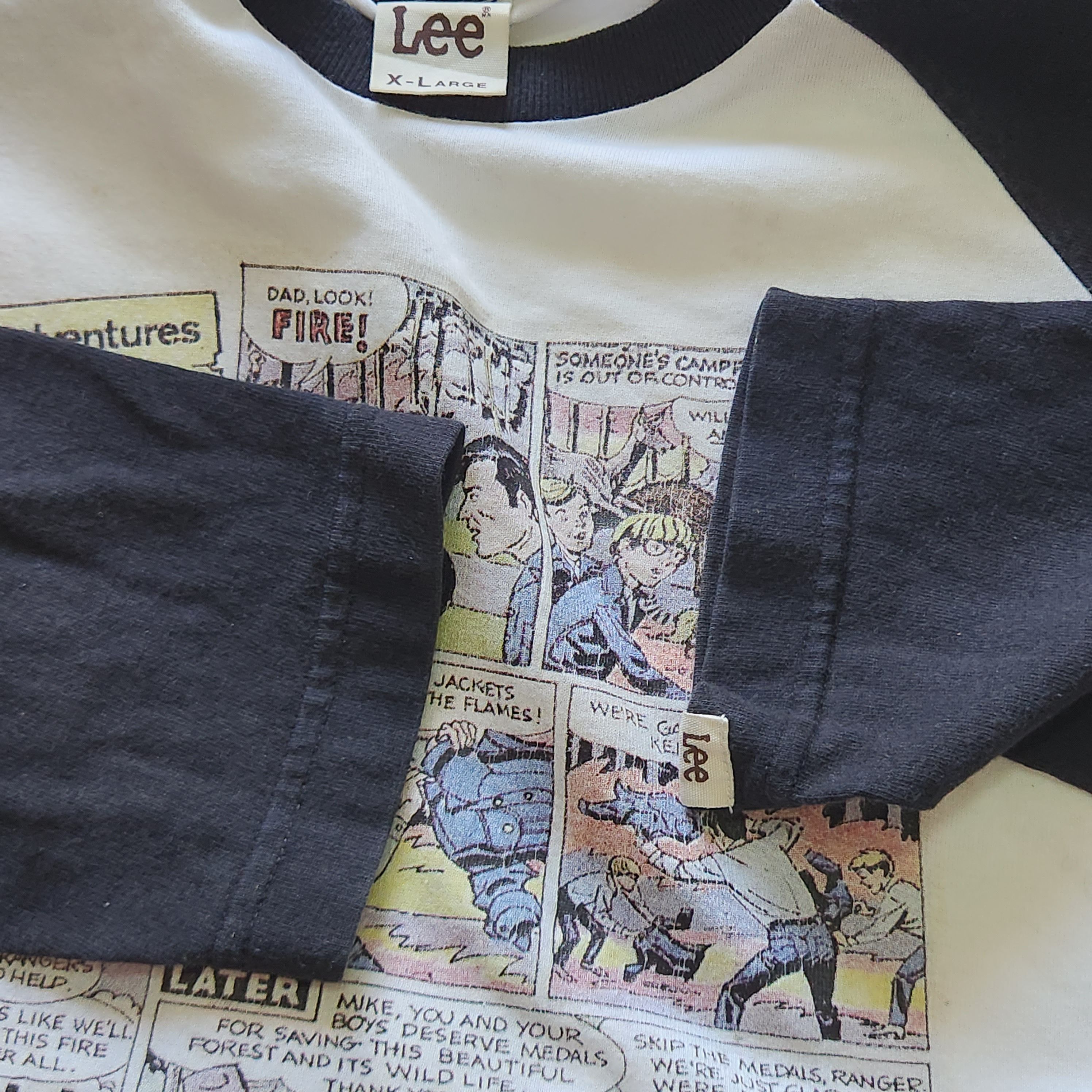 Vintage 1999 Lee Riders Japan Raglan TShirt - 12