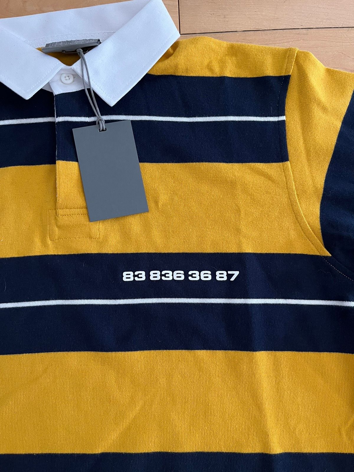 NWT - VTMNTS Striped Number Polo - 4