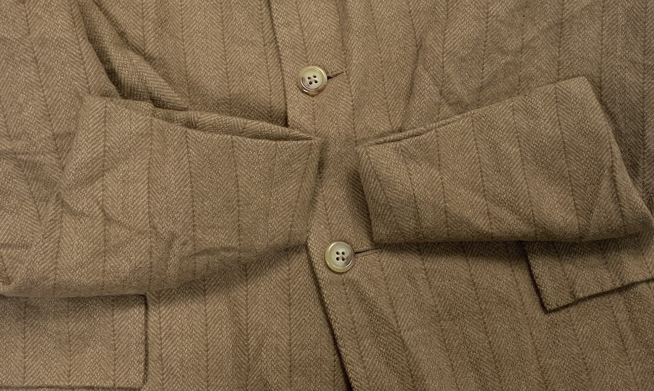 Vintage Polo by Ralph Lauren Blazer Polo IV Cashmere Sport Blazer Men Size 42R Classic Suit Brown Chic Fashion Jacket - 7