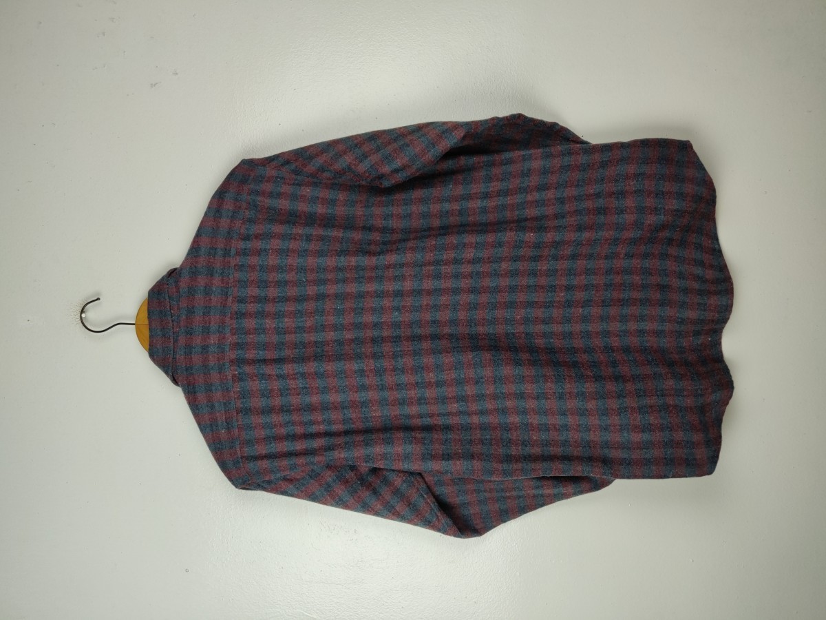 Designer - Phillip Gurian Small Checked Button Up Shirt Oxford - 8