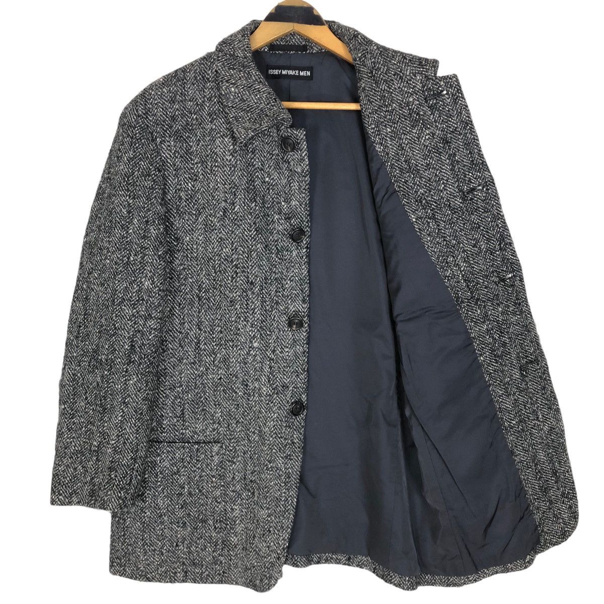 Vintage Issey Miyake Men 2009 A/W Tweed Coat Blazer - 10