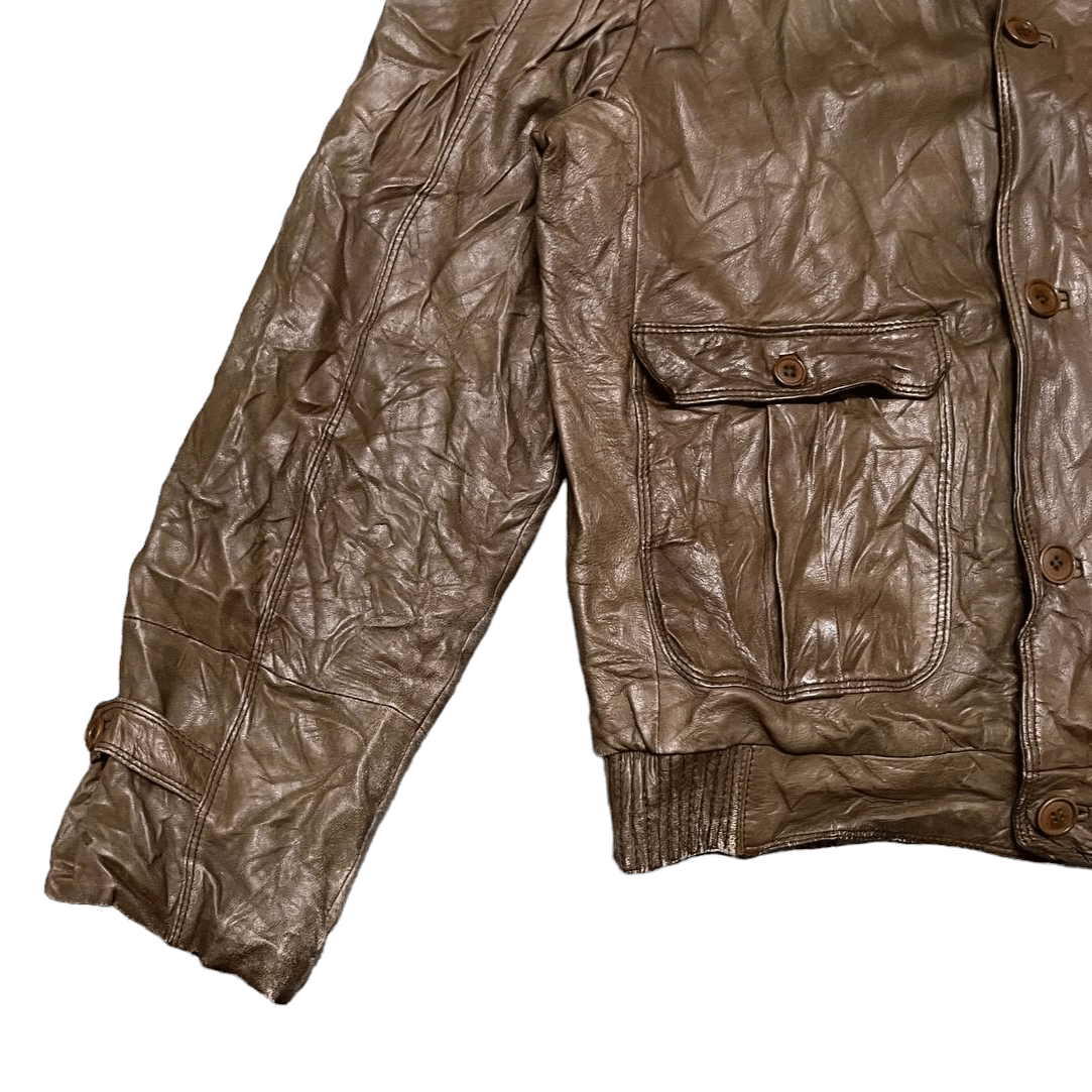 Vintage Valentino Pelle Lamb Skin Leather Jacket - 3