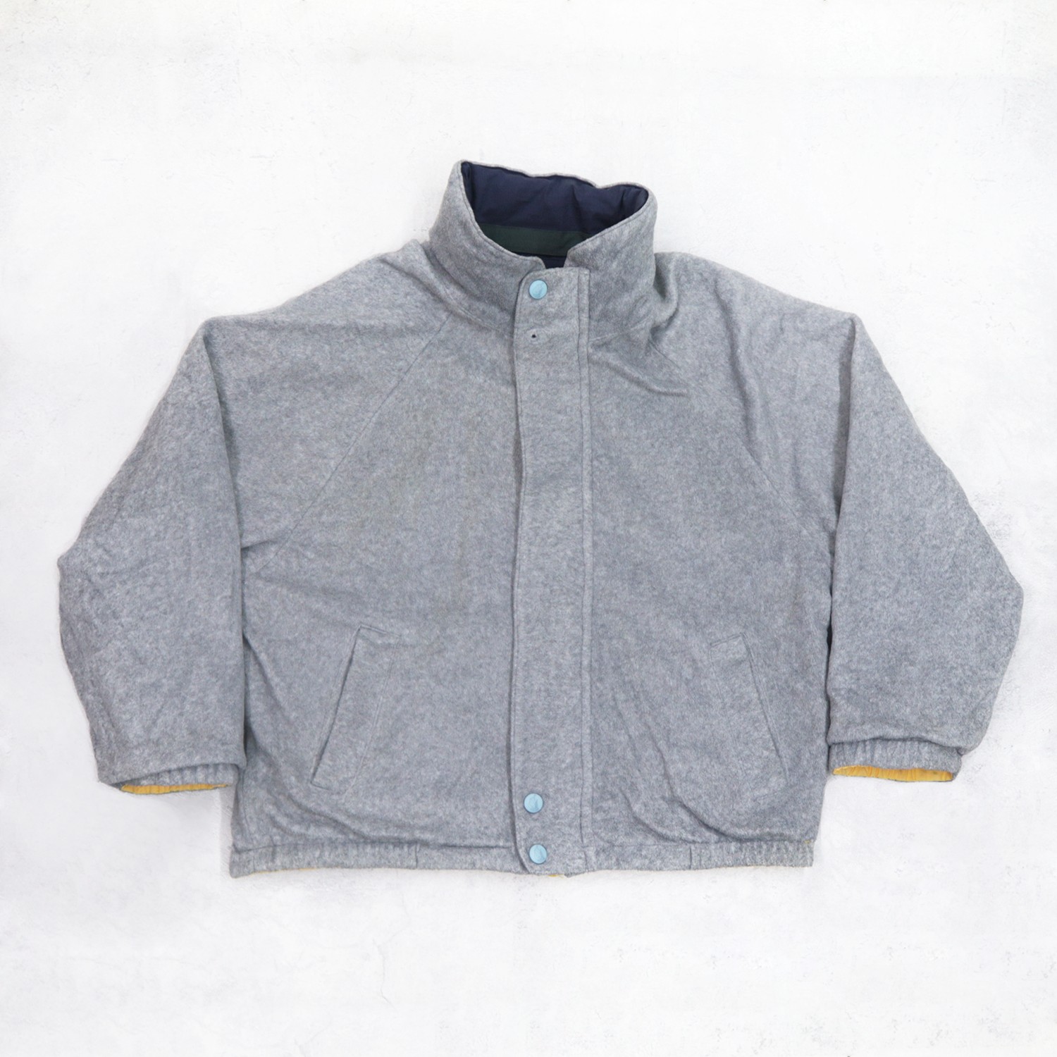 Vintage 90s NAUTICA SPORT Big Logo Spellout Bomber Reversible Coat Sailing Gear Jacket - 6
