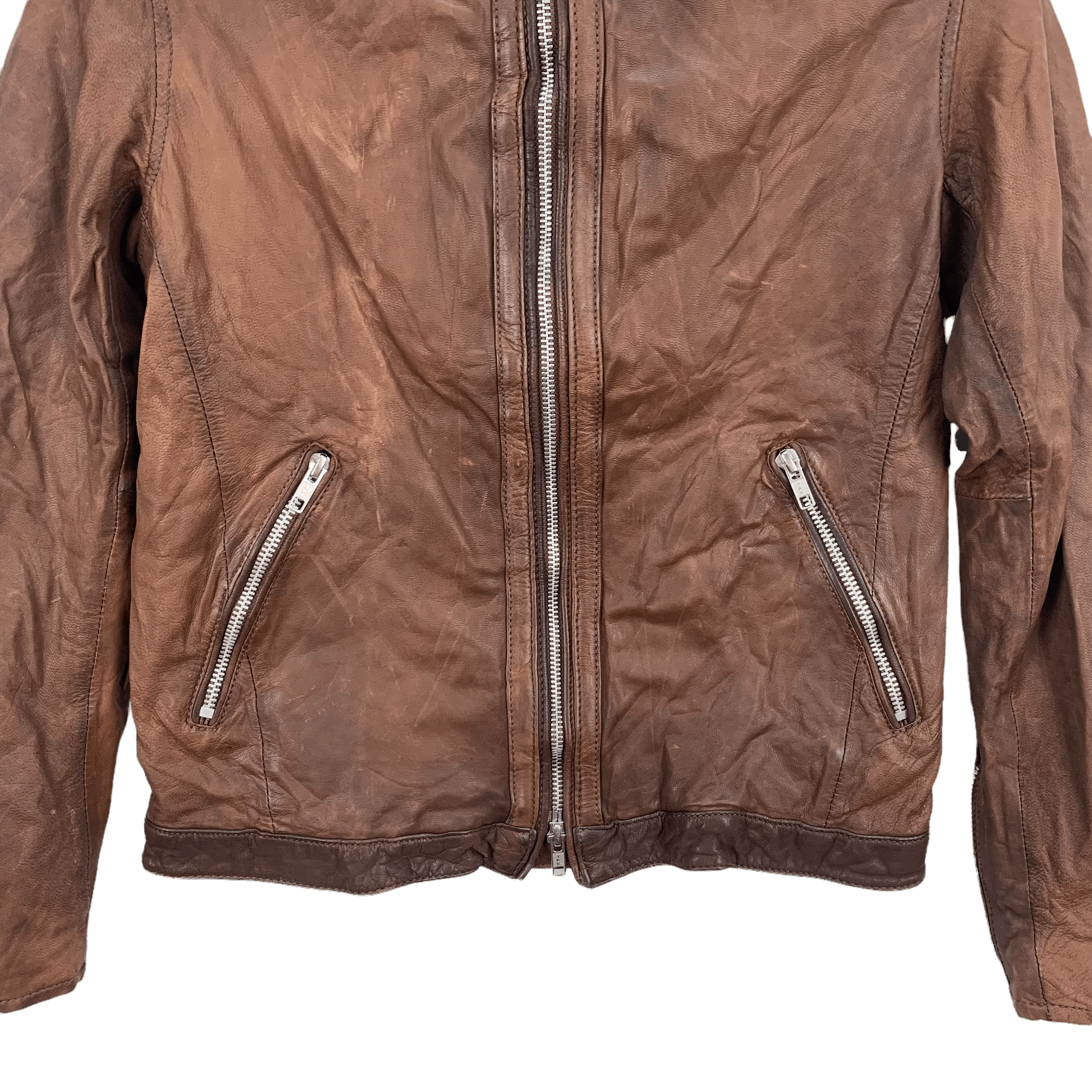 Beauty & Youth United Arrows Leather Jacket #3971-137 - 4