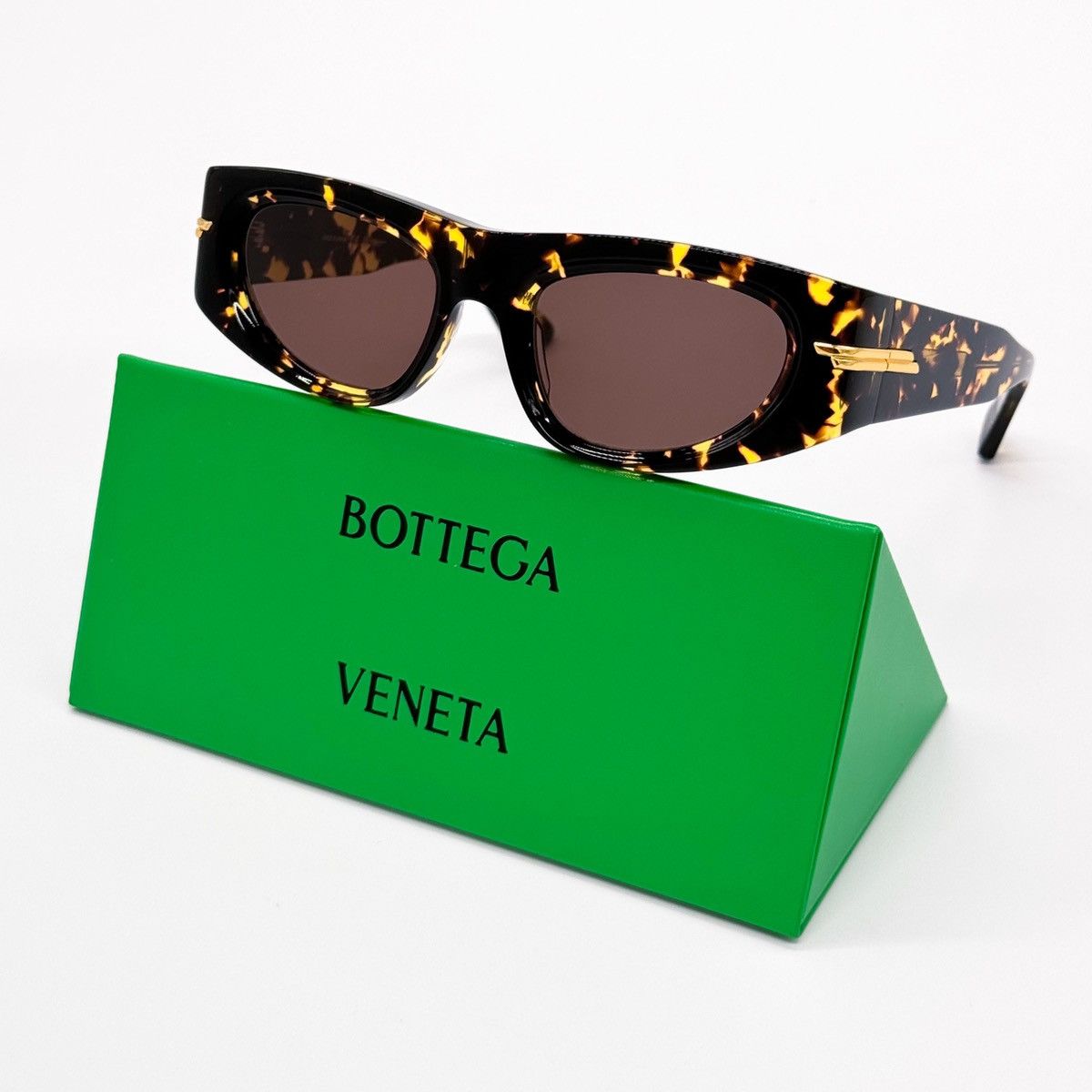 NEW BOTTEGA VENETA BV1144S 002 BROWN WOMEN SUNGLASSES - 1