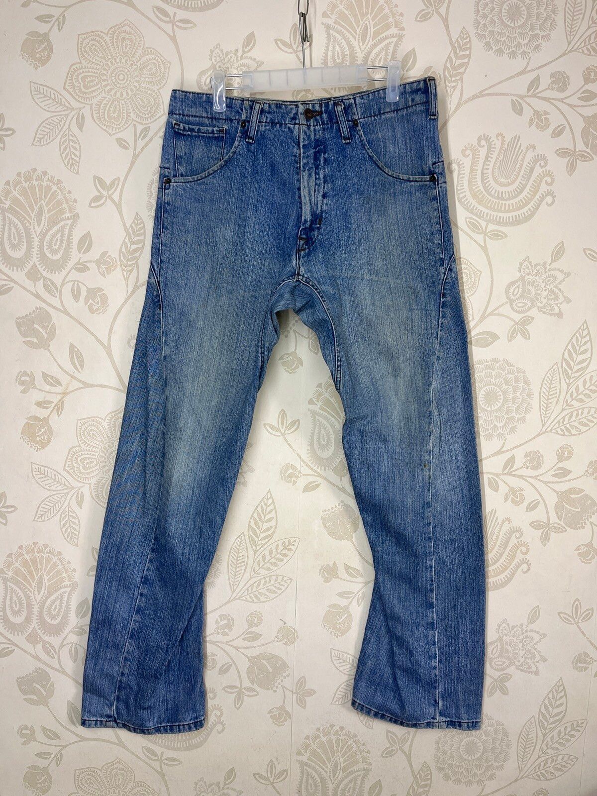 Volcom Stone Asymmetrical J Leg Denim Jeans - 1
