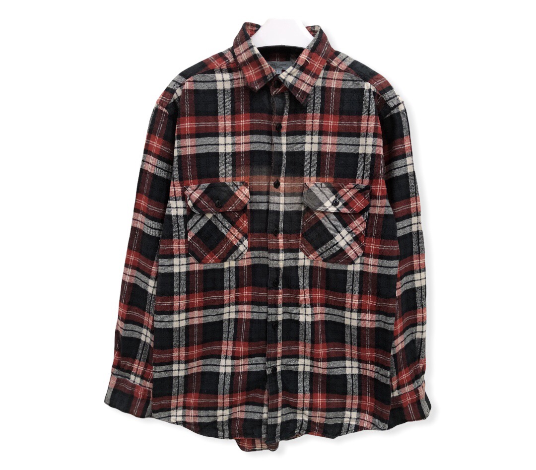Japanese Brand - Japanese Brand Anti-Label Plaid tartan Flannel Shirt 👕 - 1