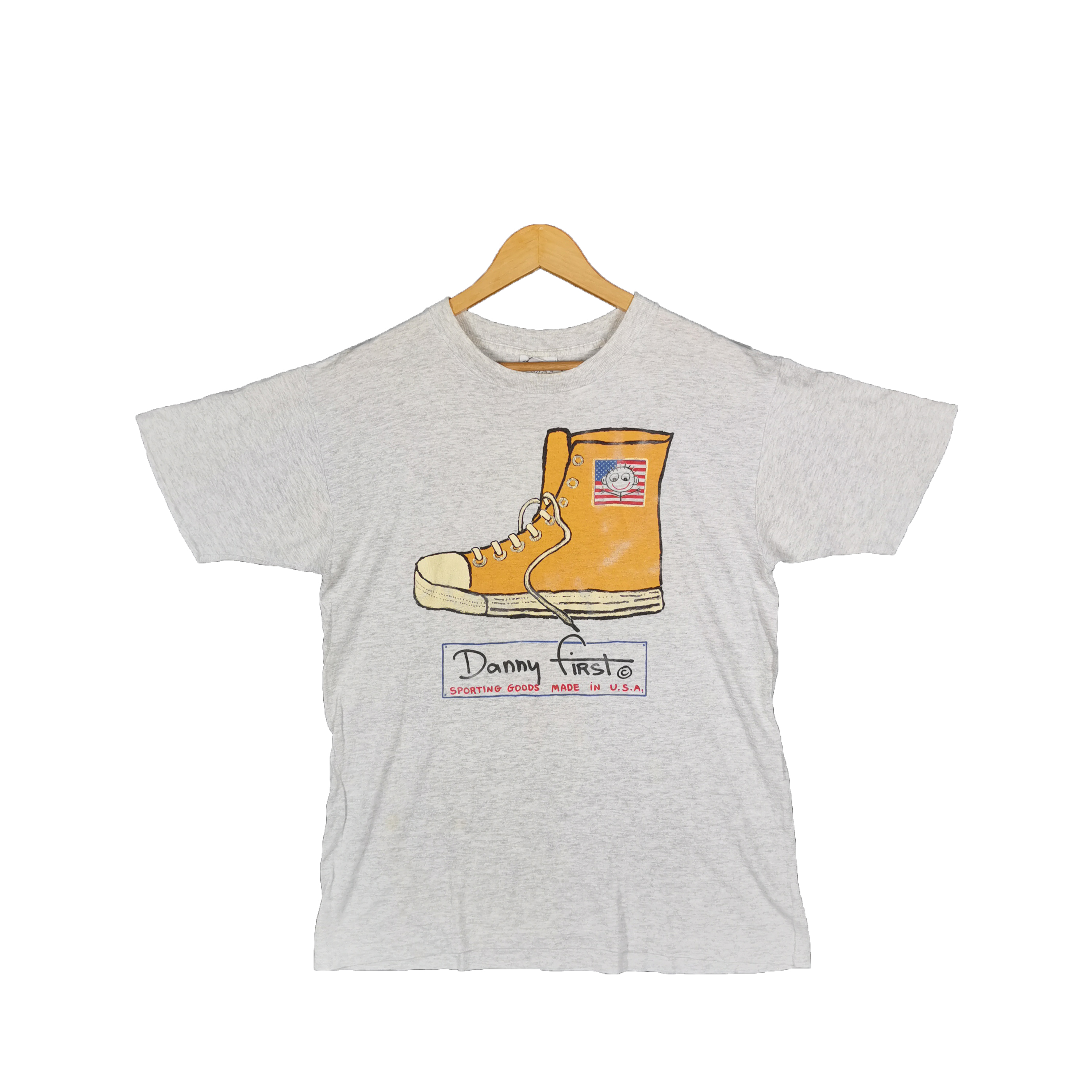Vintage - Vintage Danny First T Shirt Shoes Like Converse Vintage Tee - 1