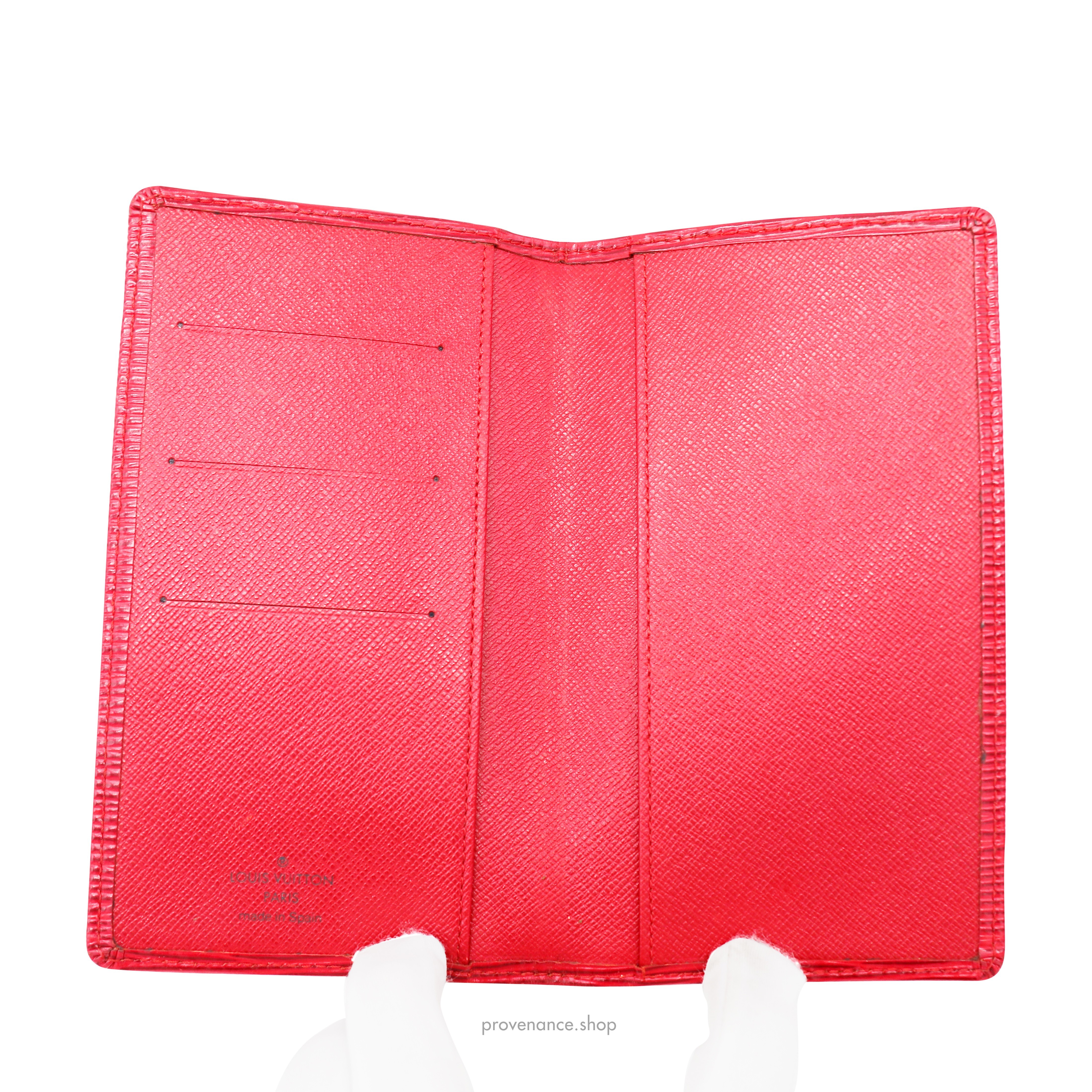 Long Wallet - Red Epi Leather - 7