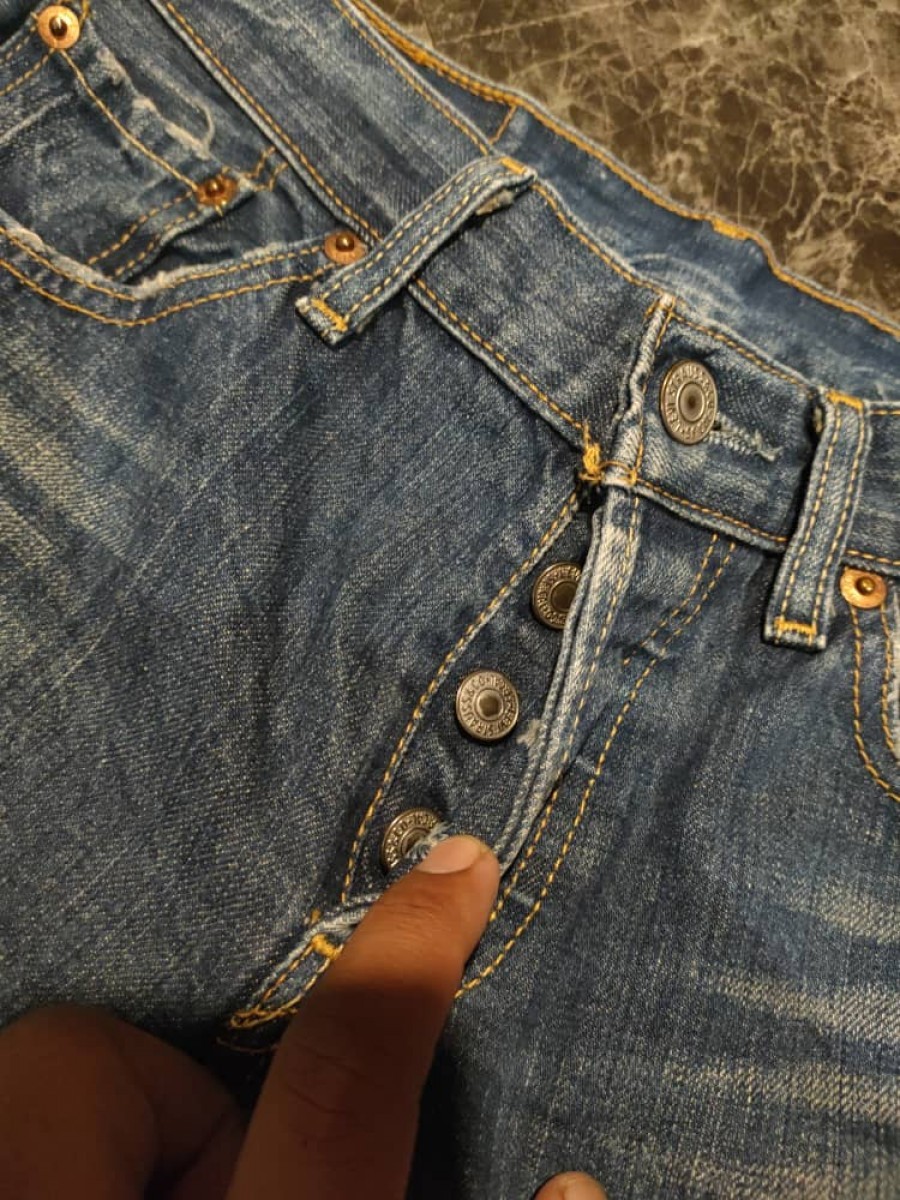 501 Selvedge Denim Jeans - 5