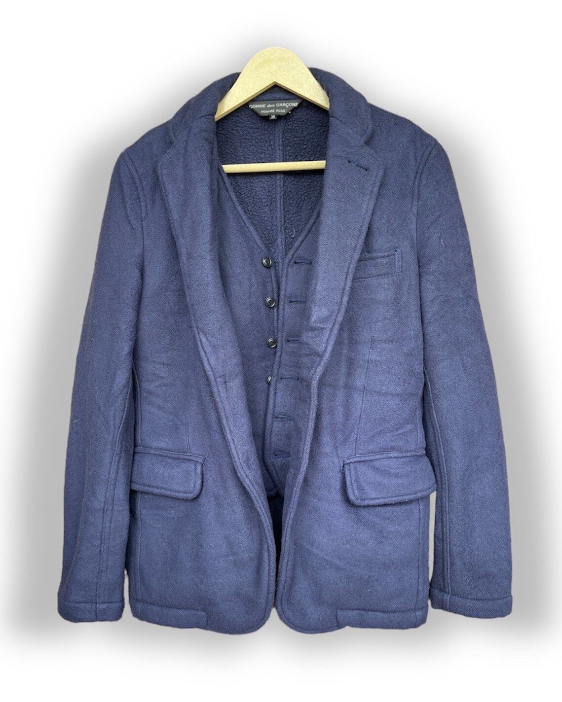 Vintage - COMME DES GARCONS Homme Plus Rei Kawakubo Casual Jacket - 1