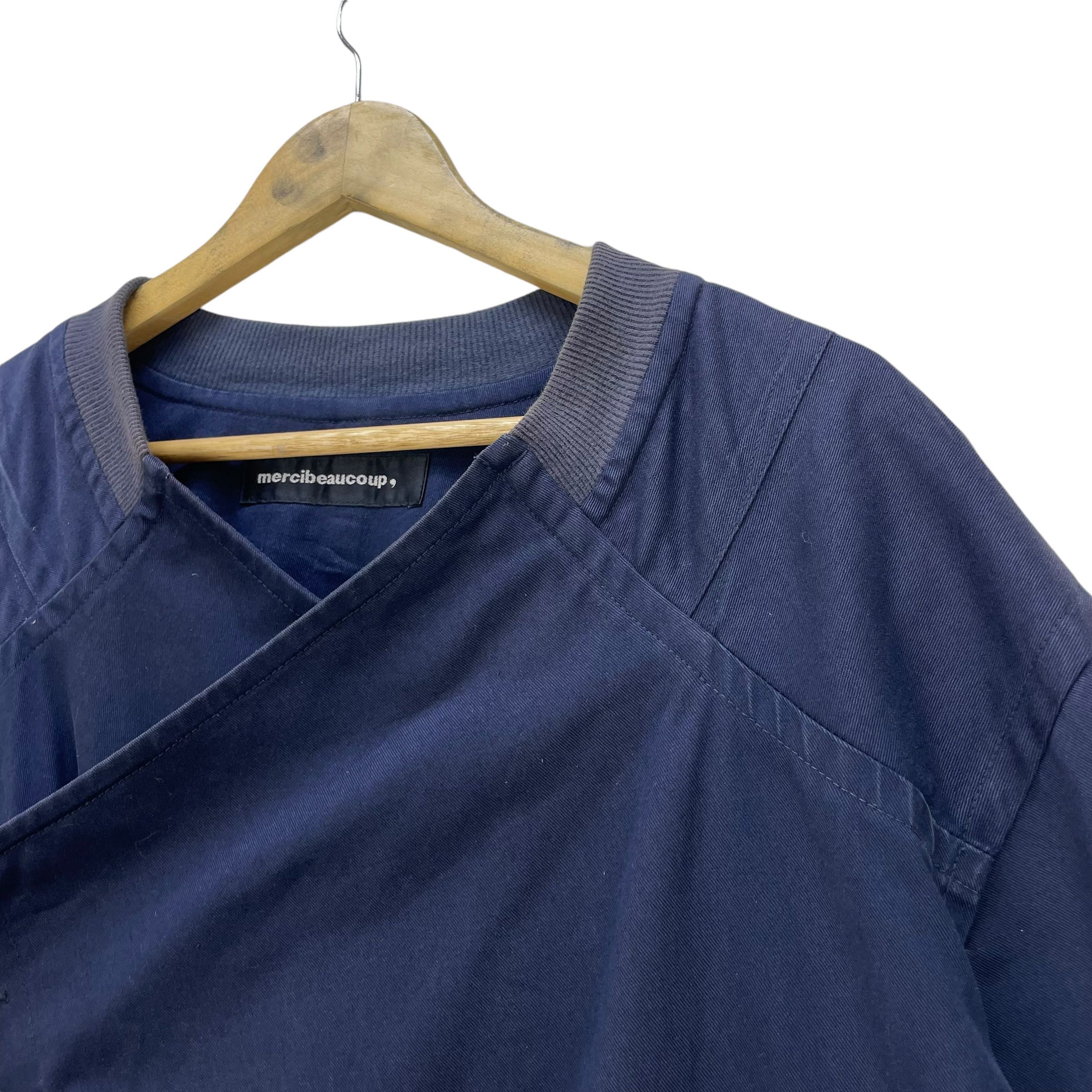 Issey Miyake Mercibeacoup Two Way Button Asymmetrical Drape Jacket - 9