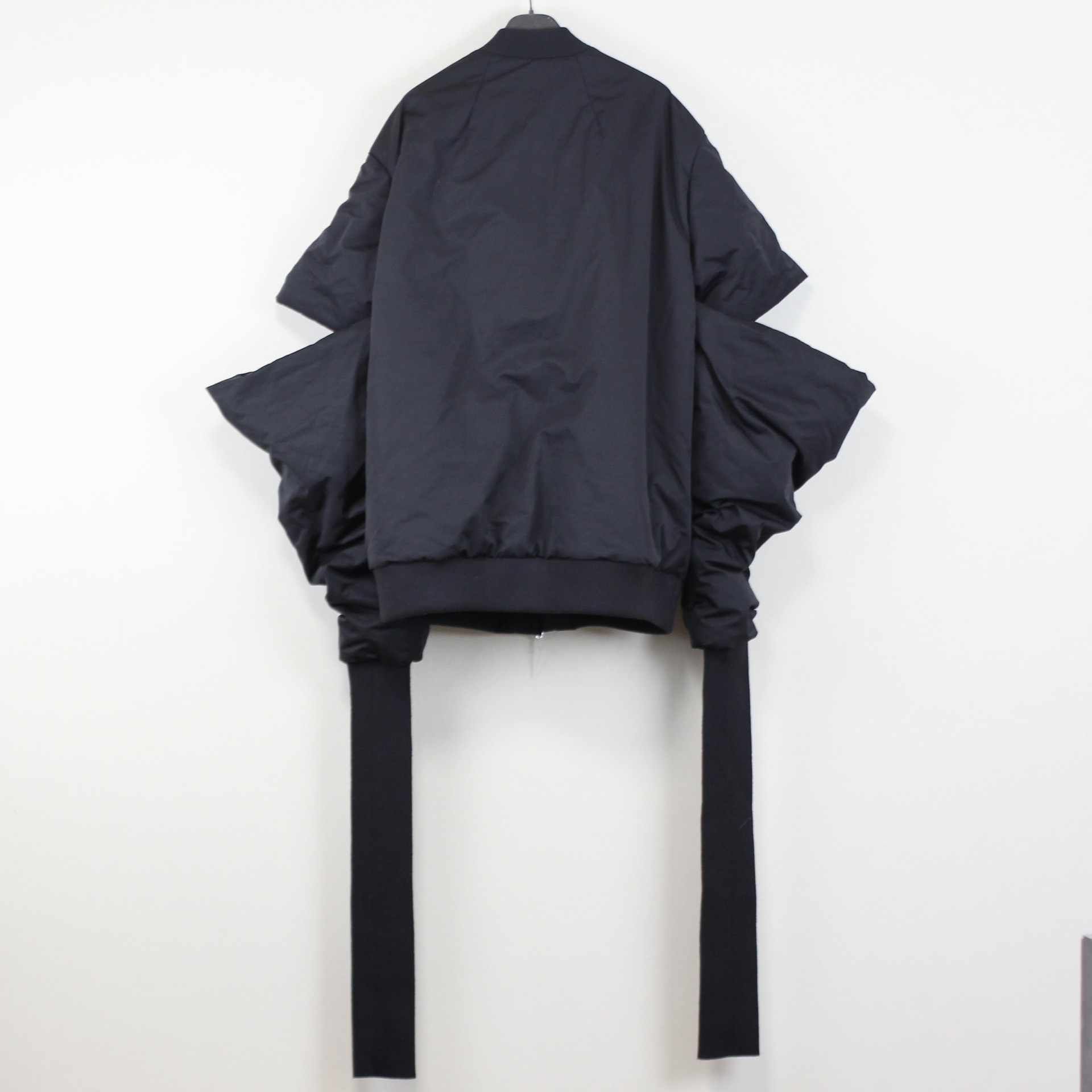 Rick owens bomber jacket with extra long gauntlet sleeves - 2