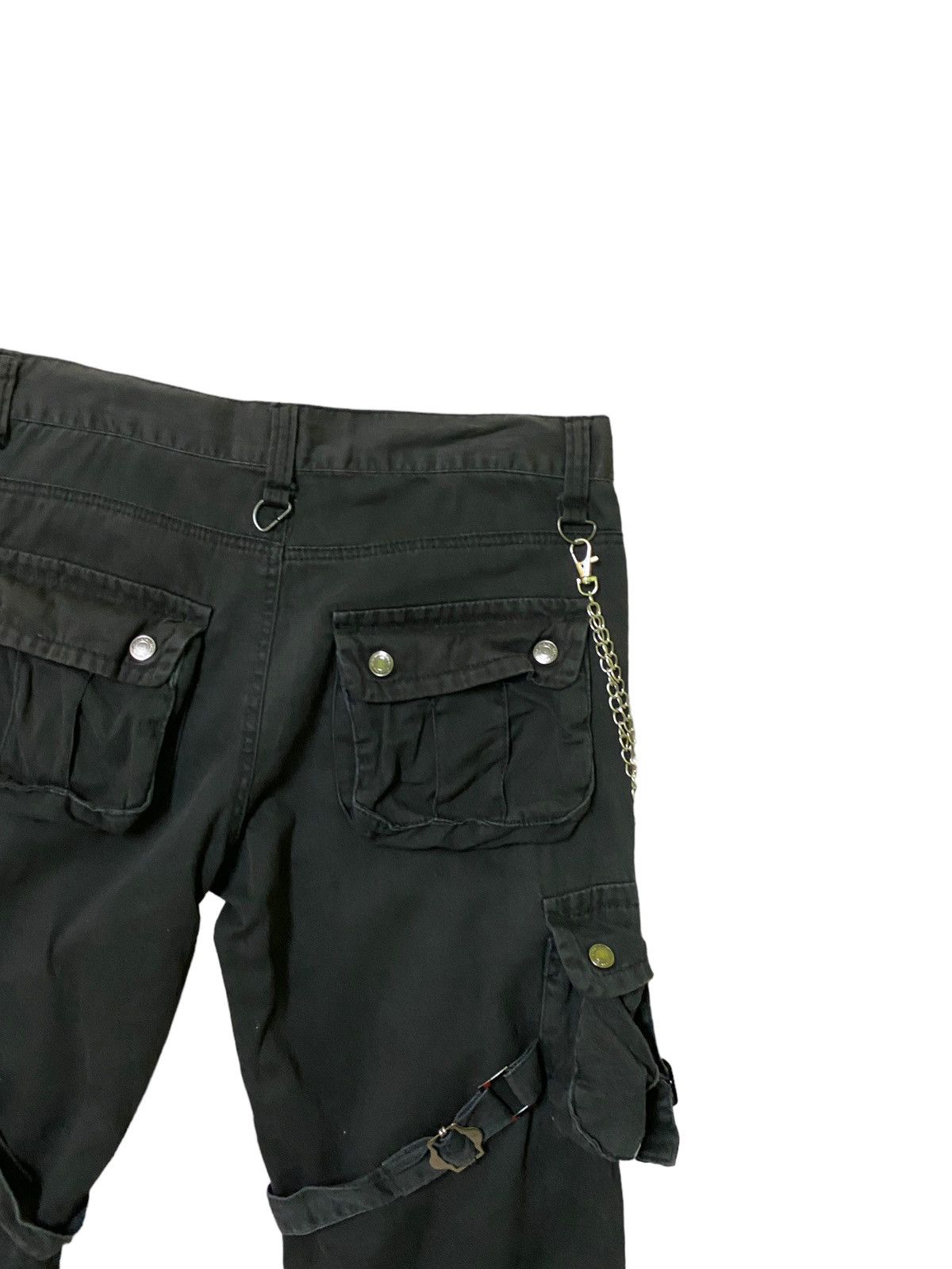 Japanese Brand LowBox Bondage Multipocket Punk Cargo Pants - 13