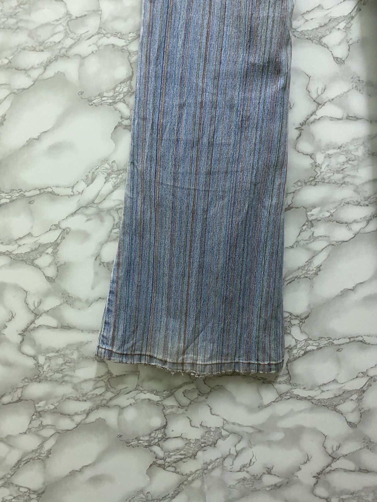 Vintage Striped Bush Pants JOUER AUX ECHECS Wide leg - 12