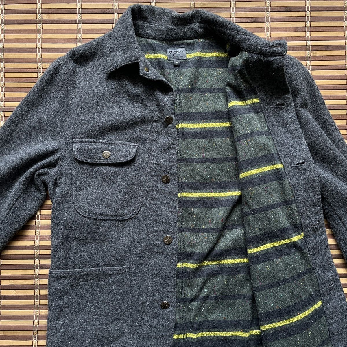 Oshkosh Blanket Fall Winter Wool Jacket Japan - 13