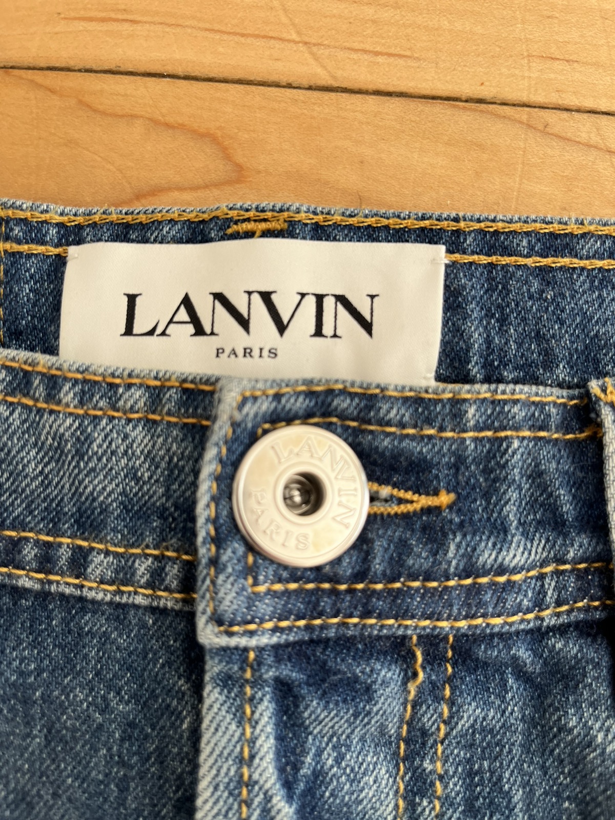 Lanvin X Gallery Dept Flared painter Denim - 7