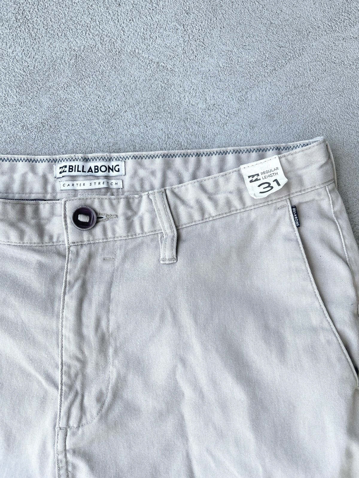 Vintage - STEAL! 2000s Billabong Khaki Shorts - 2