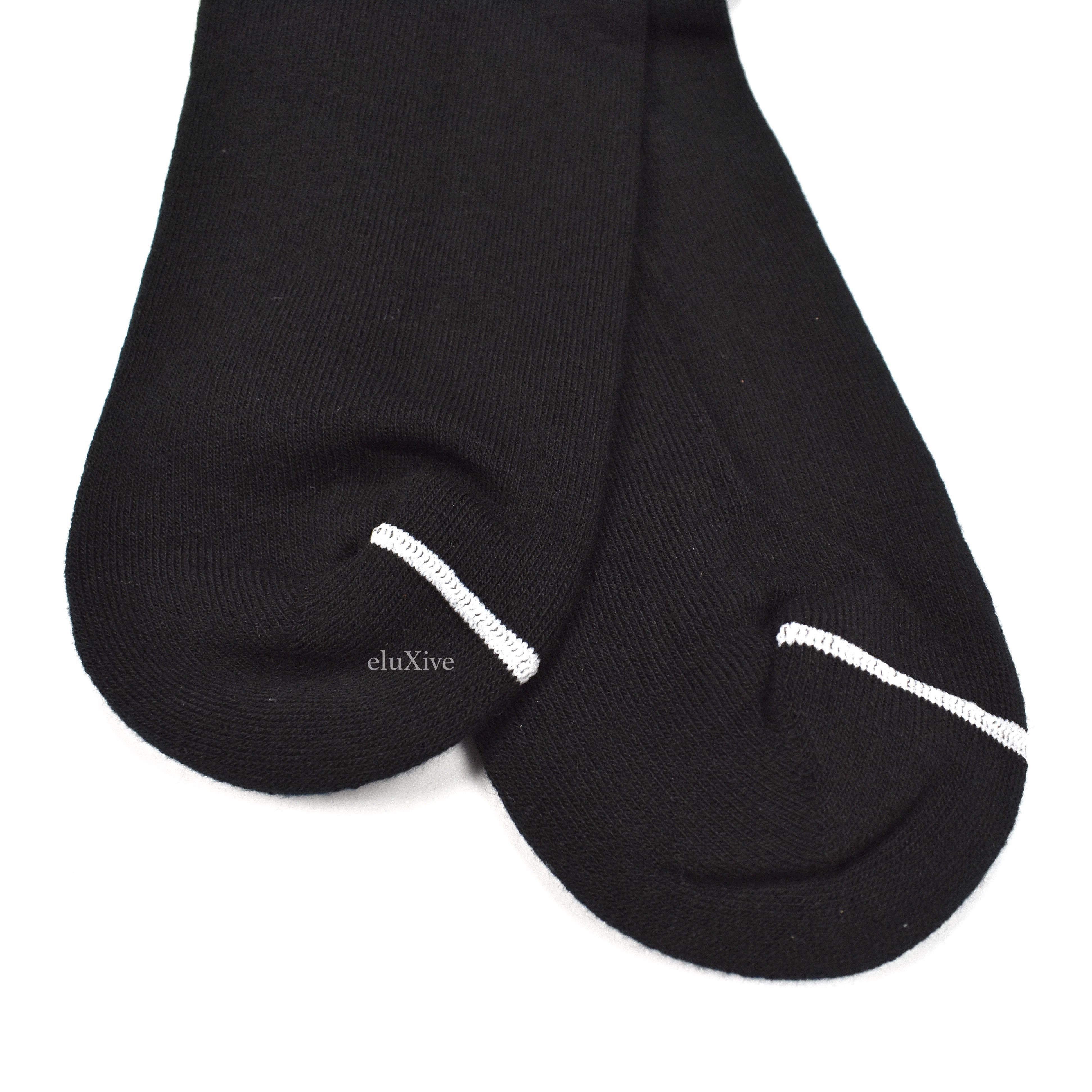 Heron Preston Black Logo Knit Socks M NWT - 7