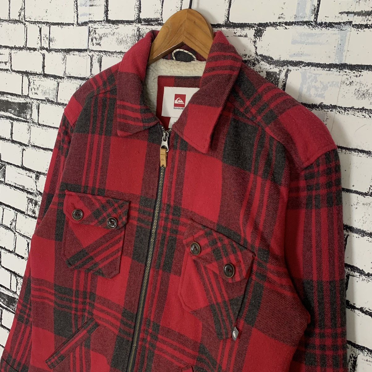 Surf Style - Quicksilver Tartan Chekerboard Chore Jacket - 3