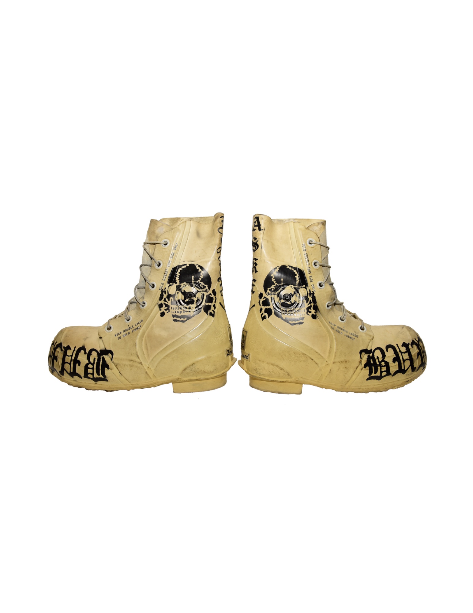 Vintage BURZUM Bunny Death Boots by Digital Trenches  - 6