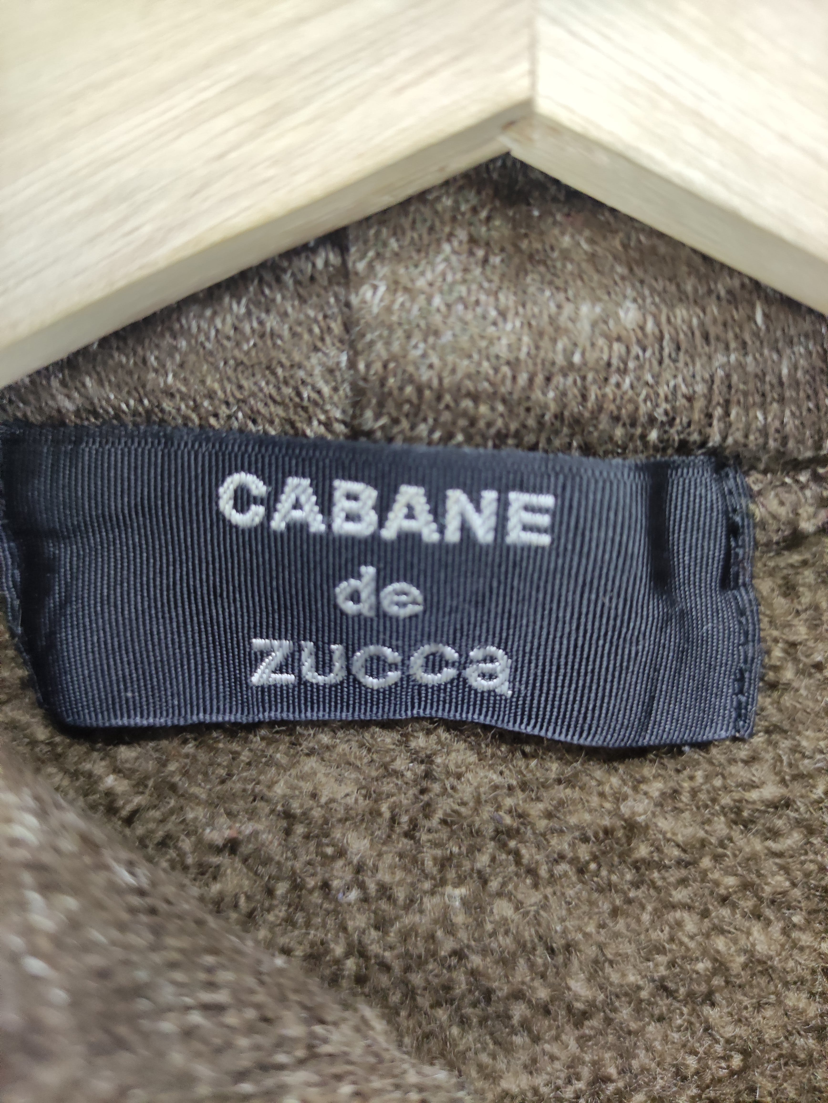 Vintage Cabane De Zucca Hoodie Button Up - 2