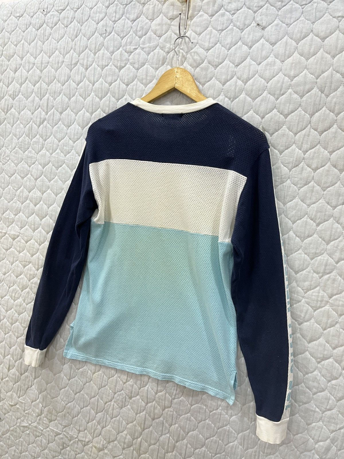 A BATHING APE CYCLES MESH LONG SLEEVE TEE - 5