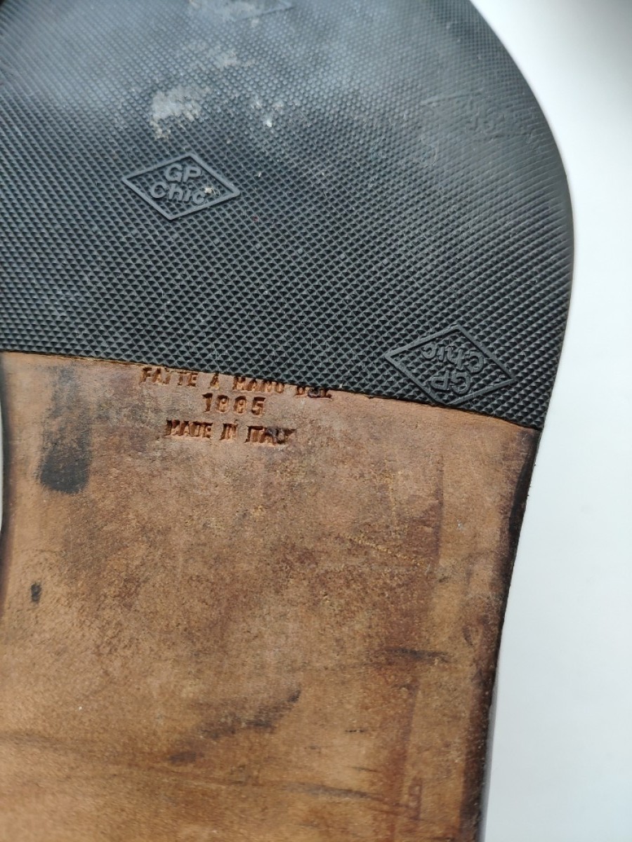 Premiata - Stitched black derbies.Like Saint Laurent A1923 Poell - 9