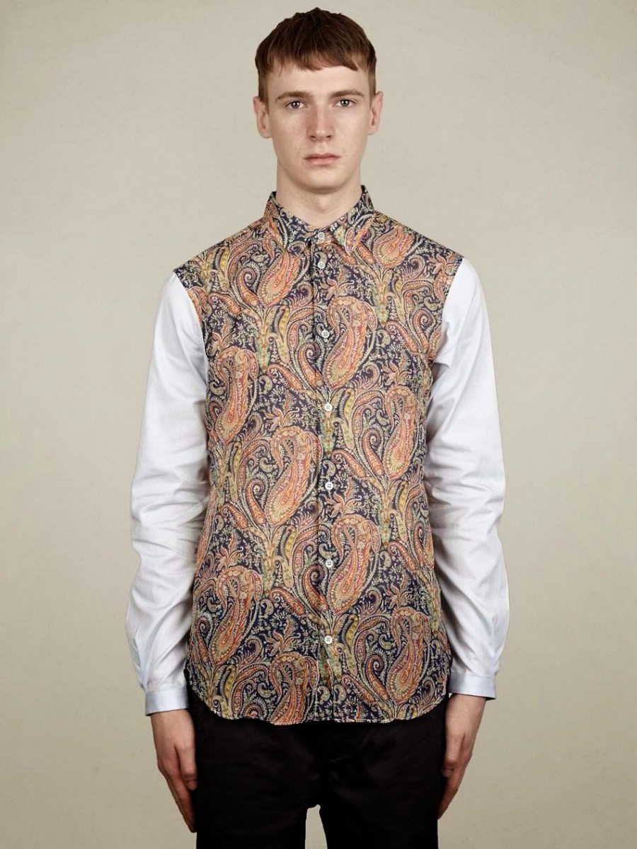 Carven - Paisley Floral Pattern Festival Summer Shirt Sz 2/46 - 2