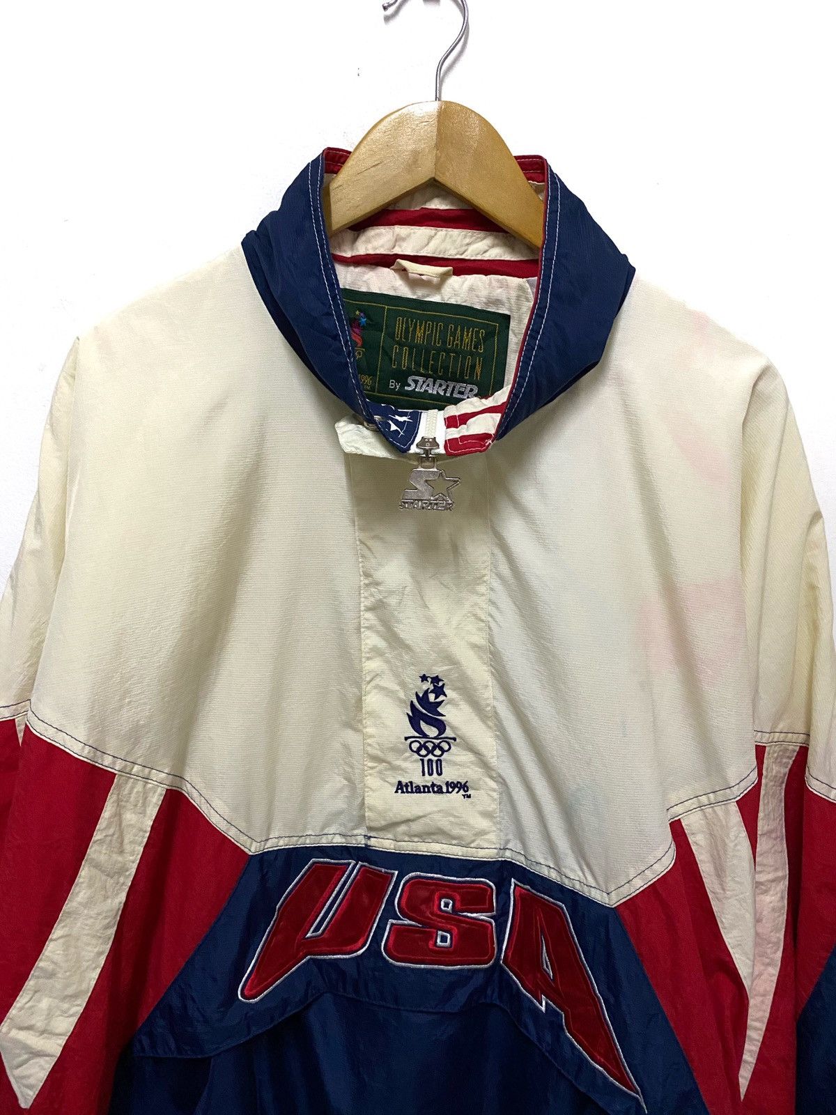 Vintage Starter USA Olympic Atlanta 1996 Jacket - 2