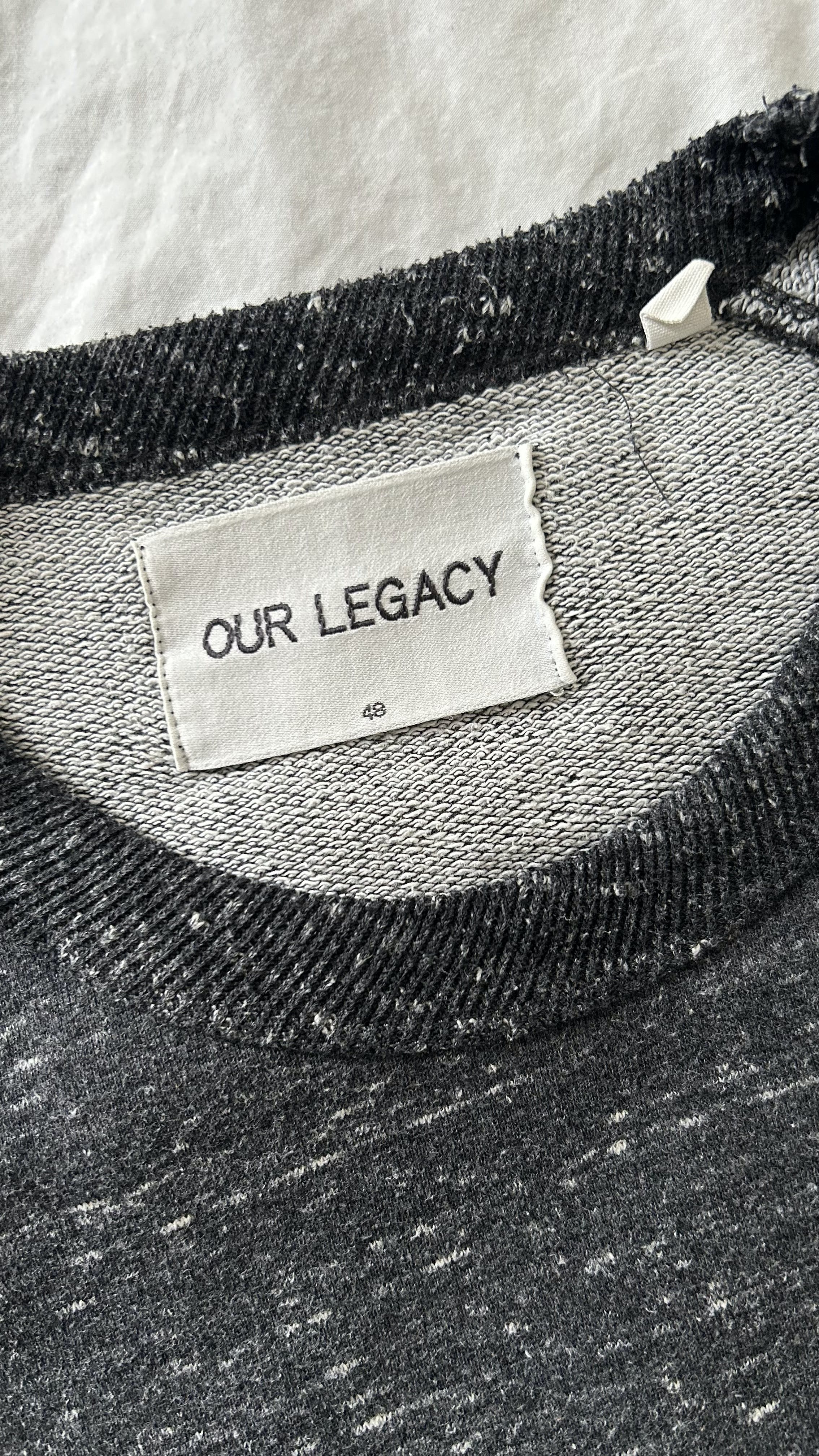 our legacy . grey bucklé sweat . medium - 1