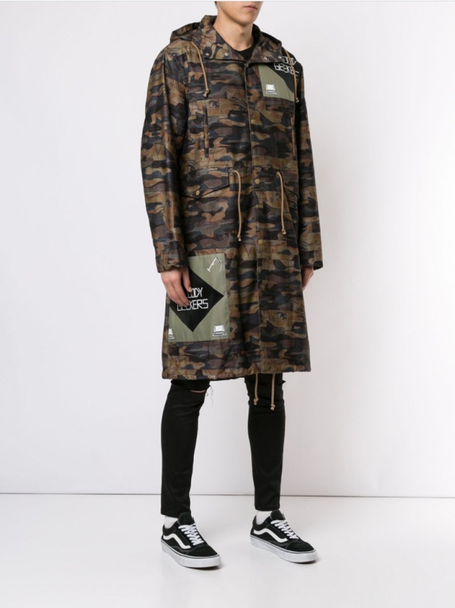 BNWT SS19 UNDERCOVER "BLOODY GEEKERS" CAMO COAT 2 - 1