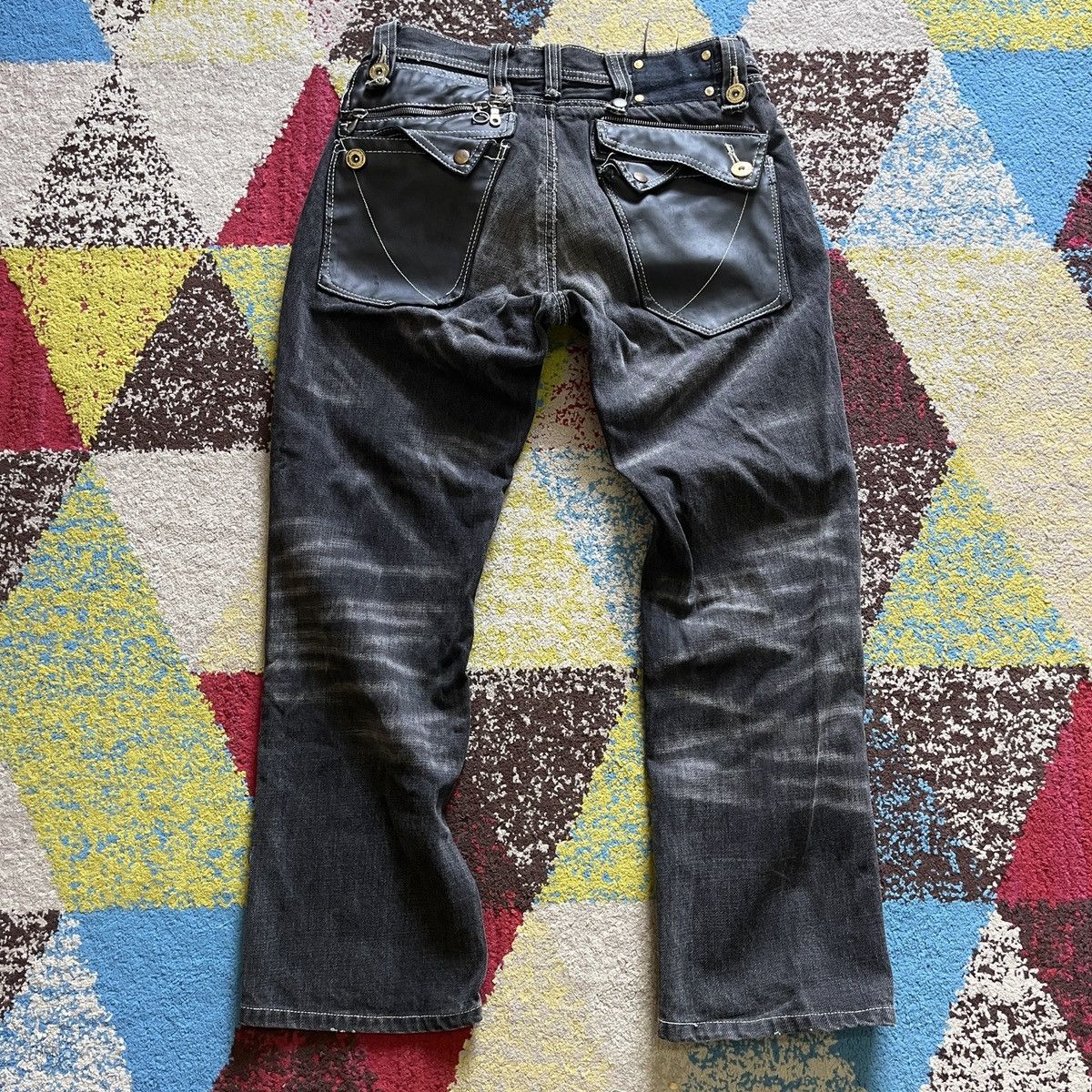 Vintage - Seditionaries Army Of No Jeans Trim Denim Black - 10