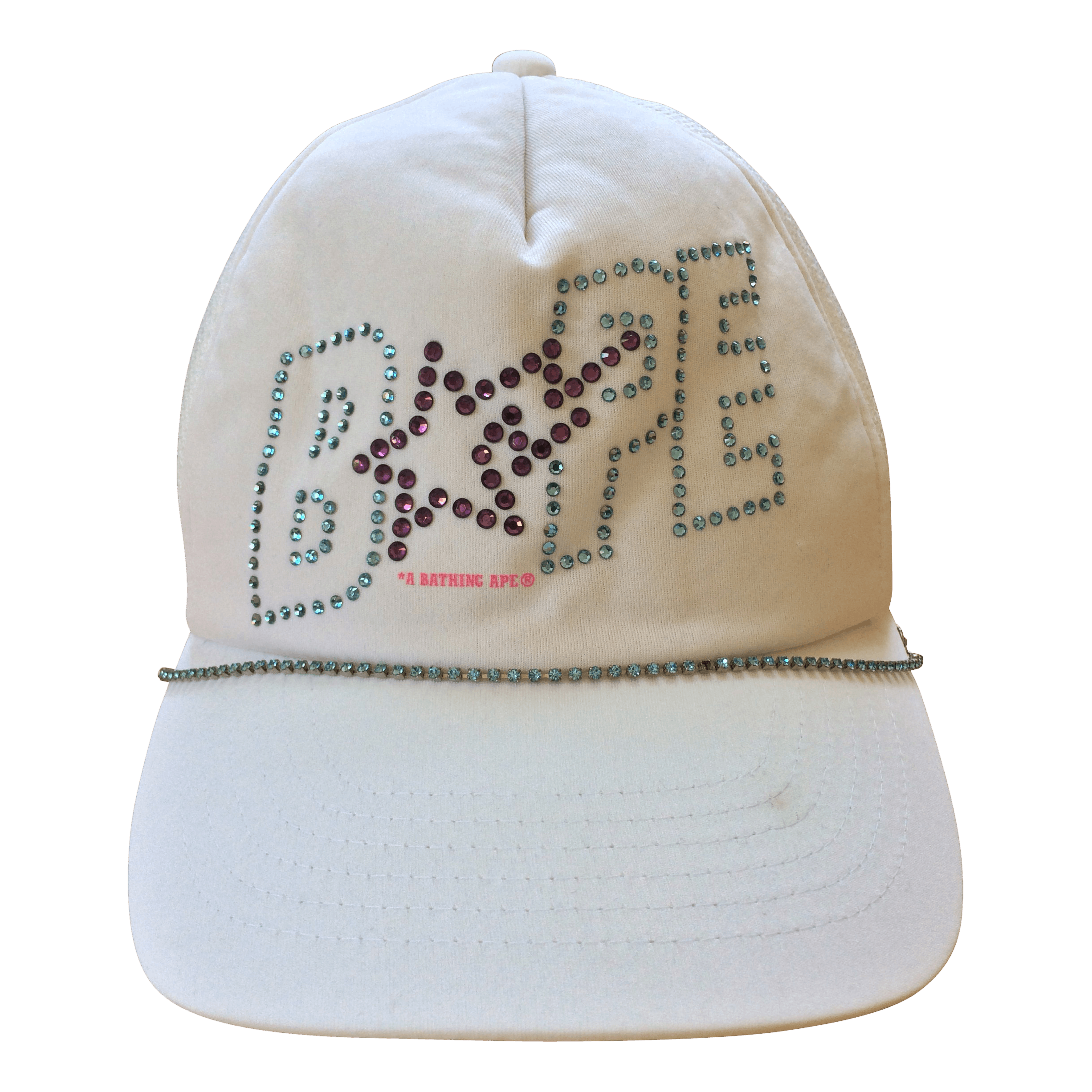 S/S 2006 Bape Swarovski Trucker Hat - 1